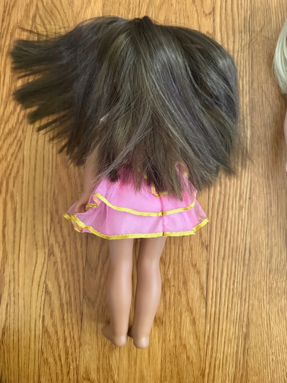American girl has cut